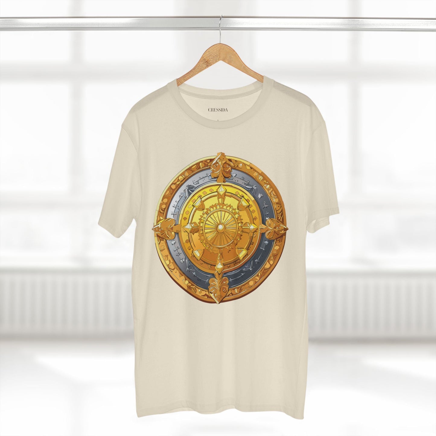 Antique Gold Coin Graphic Design T-Shirt Unisex 100 Cotton With Golden Print Artwork Tee 5
