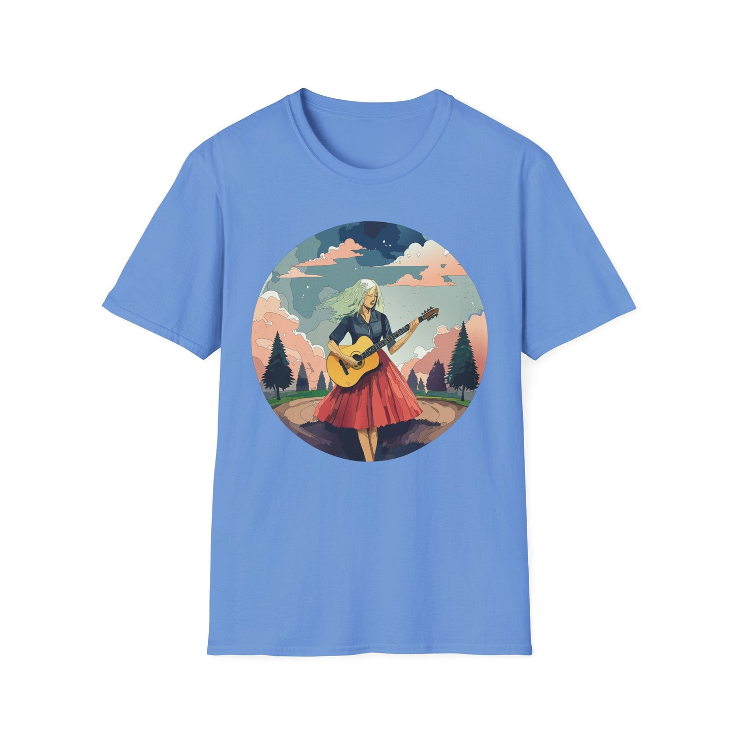Womens Graphic T Shirt Art Design Ladies Tee Softstyle Gildan 64000 100 Percent Cotton