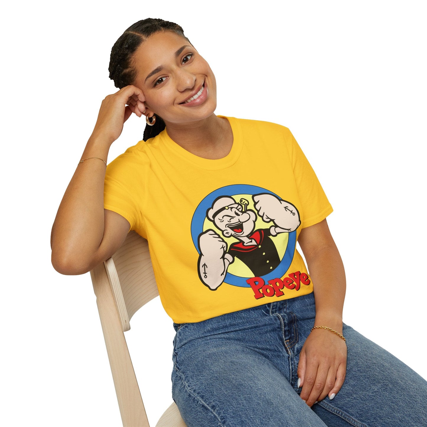 Unisex Cartoon T Shirt With Art Design Funny Animation Tee Gildan Softstyle 64000
