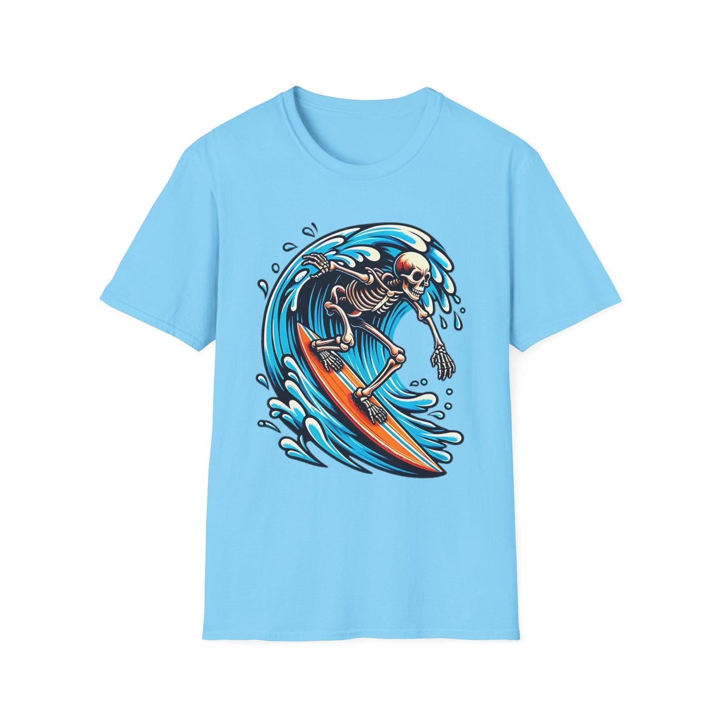 Skull Graphic Unisex Cotton T-shirt with Skeleton Artwork Design 10