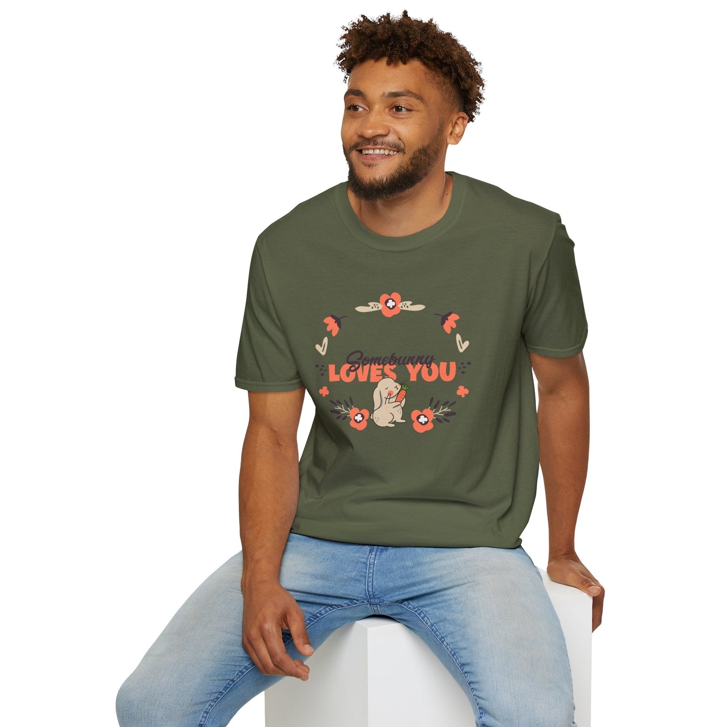 Easter Day T Shirt Unisex Gildan Softstyle 64000 Short Sleeve Tee With Easter Design And Prints