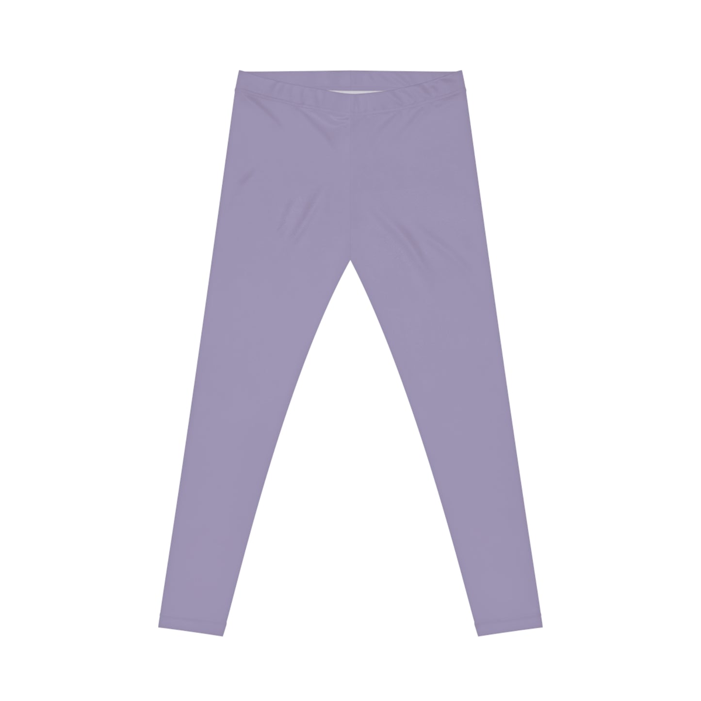 Purple Mist Color Women's Poly-Span Casual Leggings XS-2XL