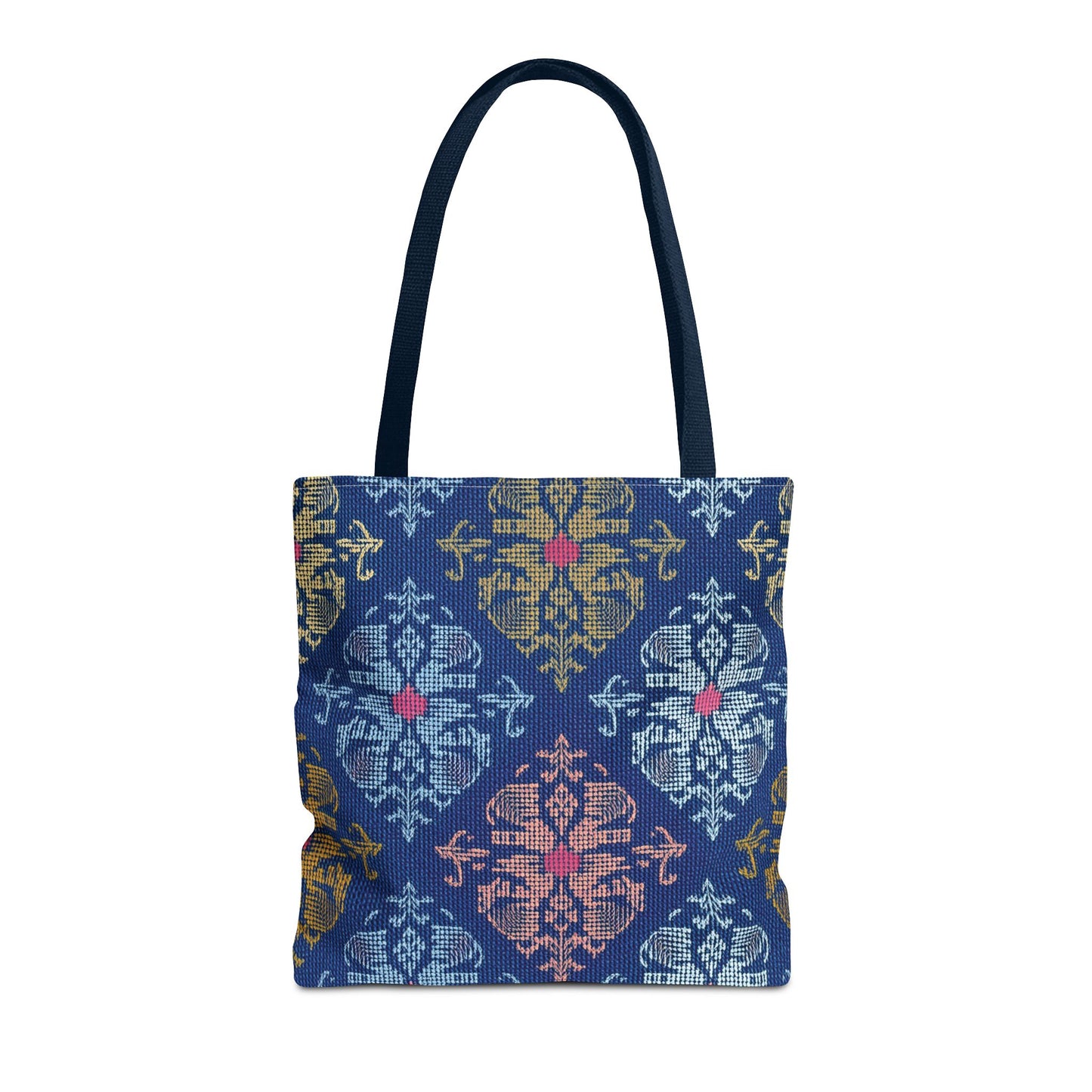 Denim Fabric Imitation Print Unisex Canvas Bag Poly Spun 3 Sizes Tote Bag 157