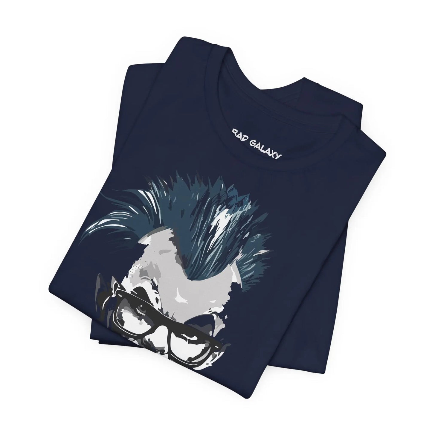 Punk Rock Tee Shirt From Bad Galaxy 100 Percent Cotton Eco Friendly Inks Made To Order USA Designed