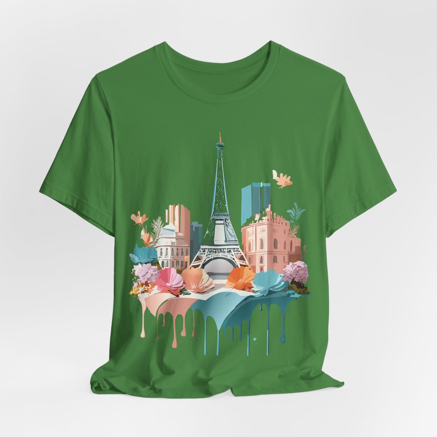 Paris Tourist Unisex Graphic Tee With Vintage Inspired Artwork By Collection