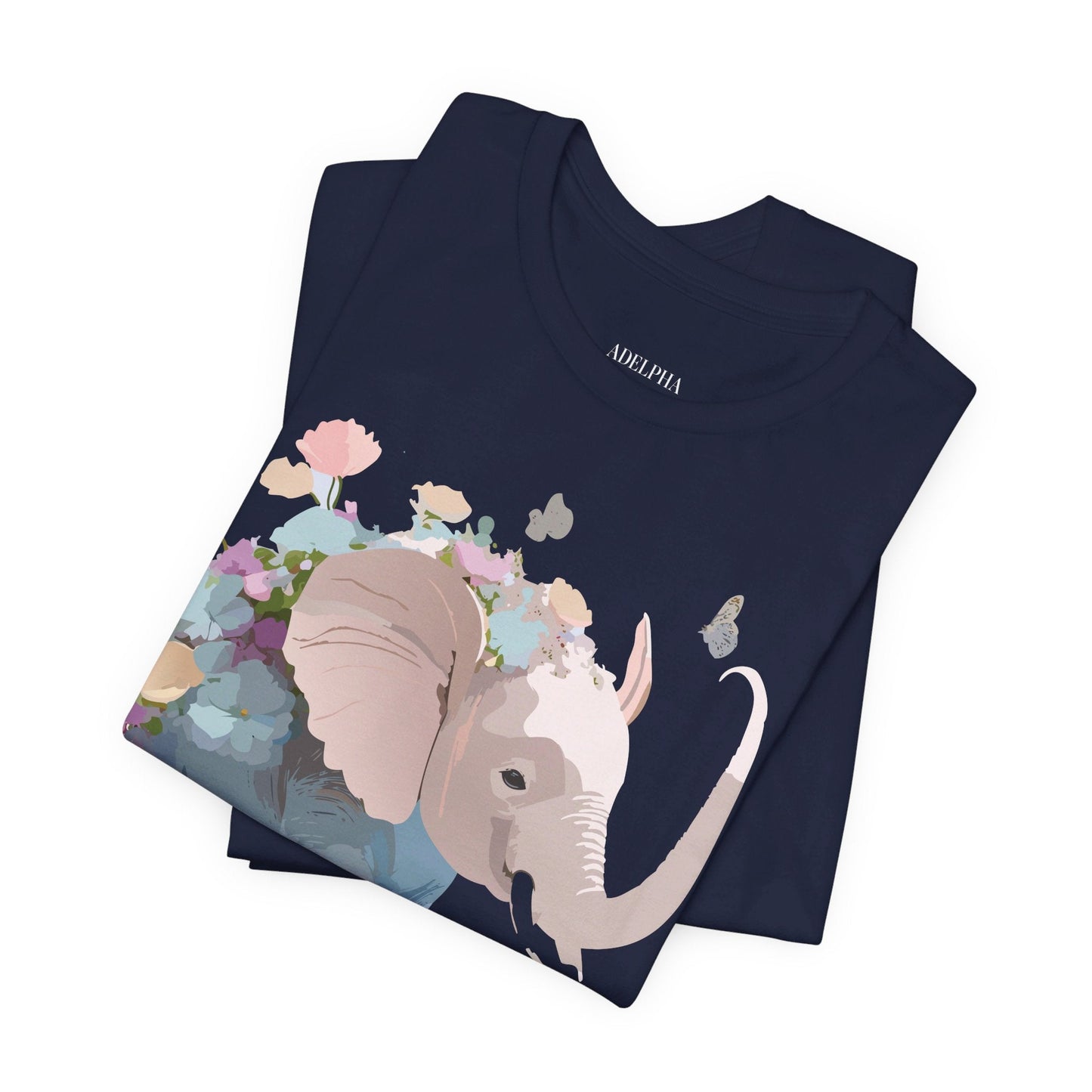 Elephant Graphic Tee Unisex Vintage Inspired Artwork Premium Adelpha Jersey Short Sleeve