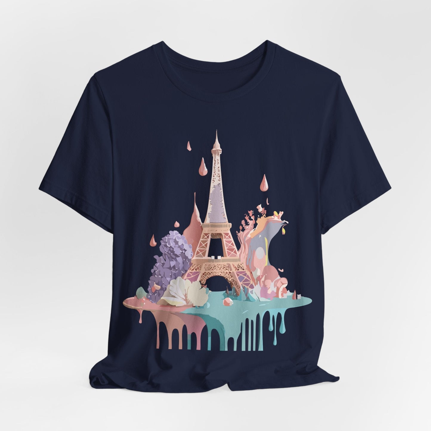 Paris Graphic Tee Unisex Short Sleeve With Vintage Inspired Artwork