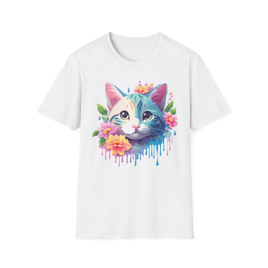 Cat Shirt Unisex Cat Lover Tee Premium Gildan Softstyle 64000 Lightweight