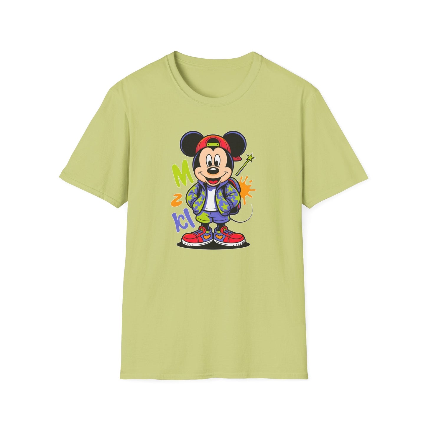 Cartoon T Shirt With Animation Design Unisex Gildan Softstyle 64000 Tee For Funny Animals