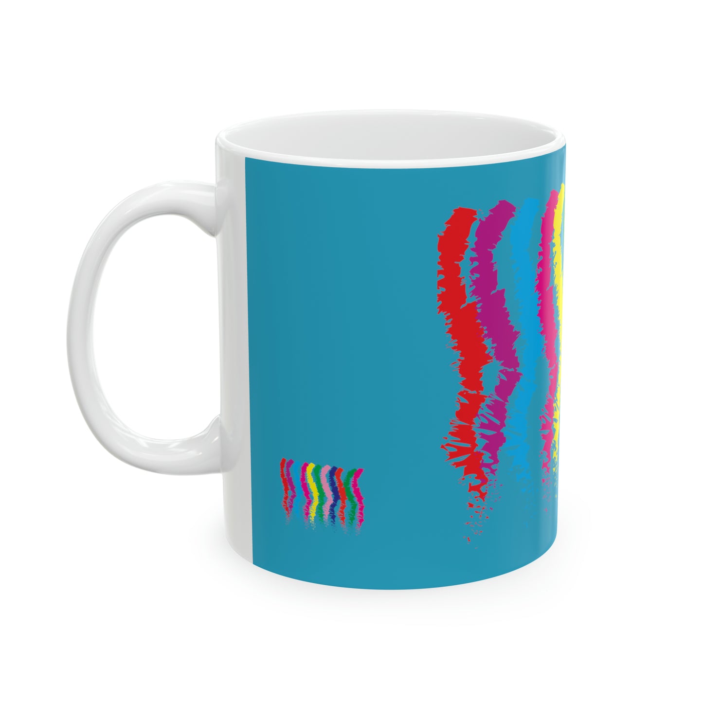 Coffee & Tea Mug with Stripes print