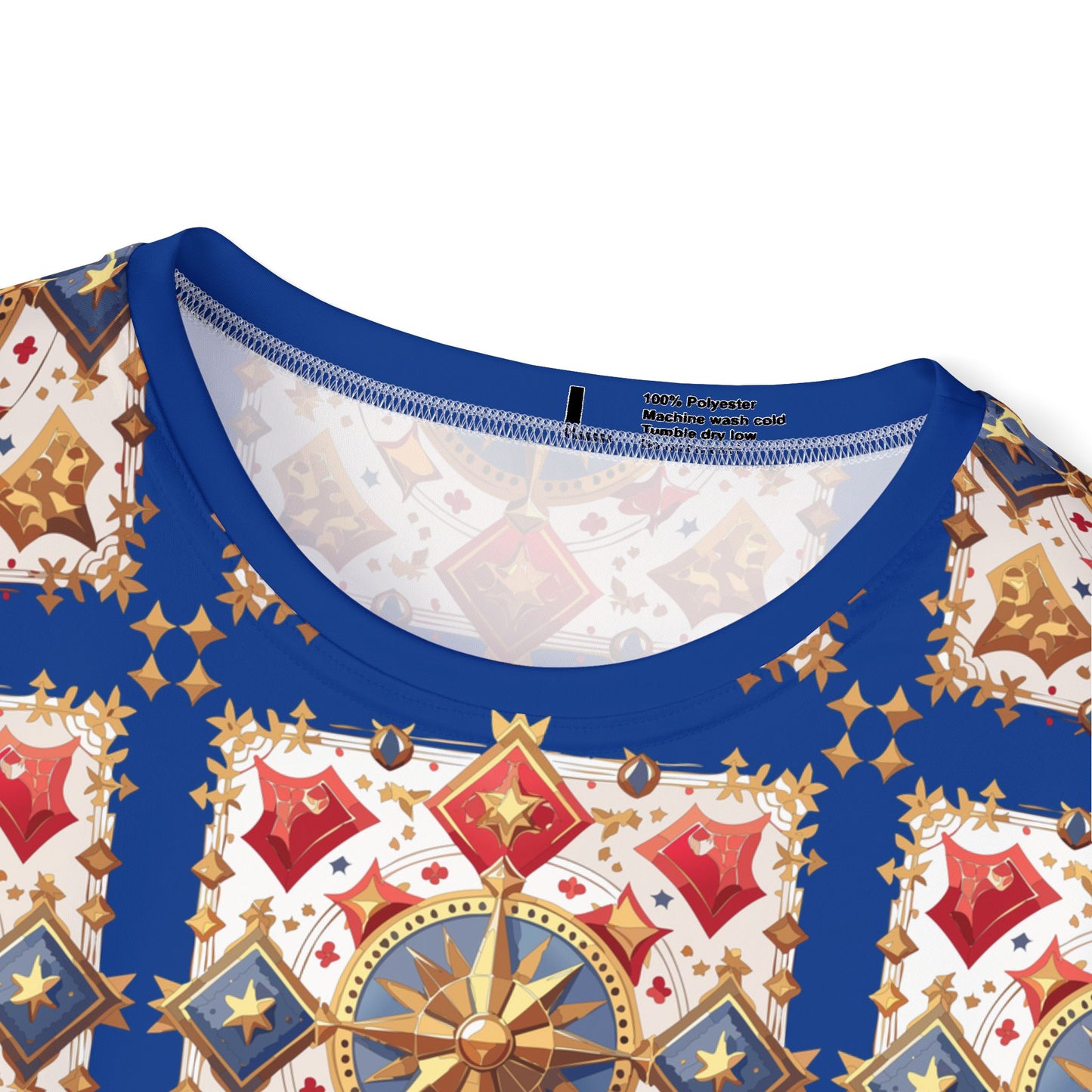 2-Card Deck Graphic T-Shirt, Art Design Poly Shirt, All Over Print Graphic Tee, Playing Cards T-Shirt, Playing Cards Tees