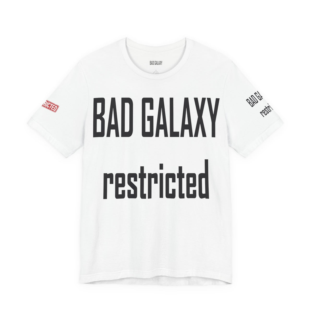 Art Red Stamp Graphic Unisex Cotton Bella+Canvas Tee with Art Design b92