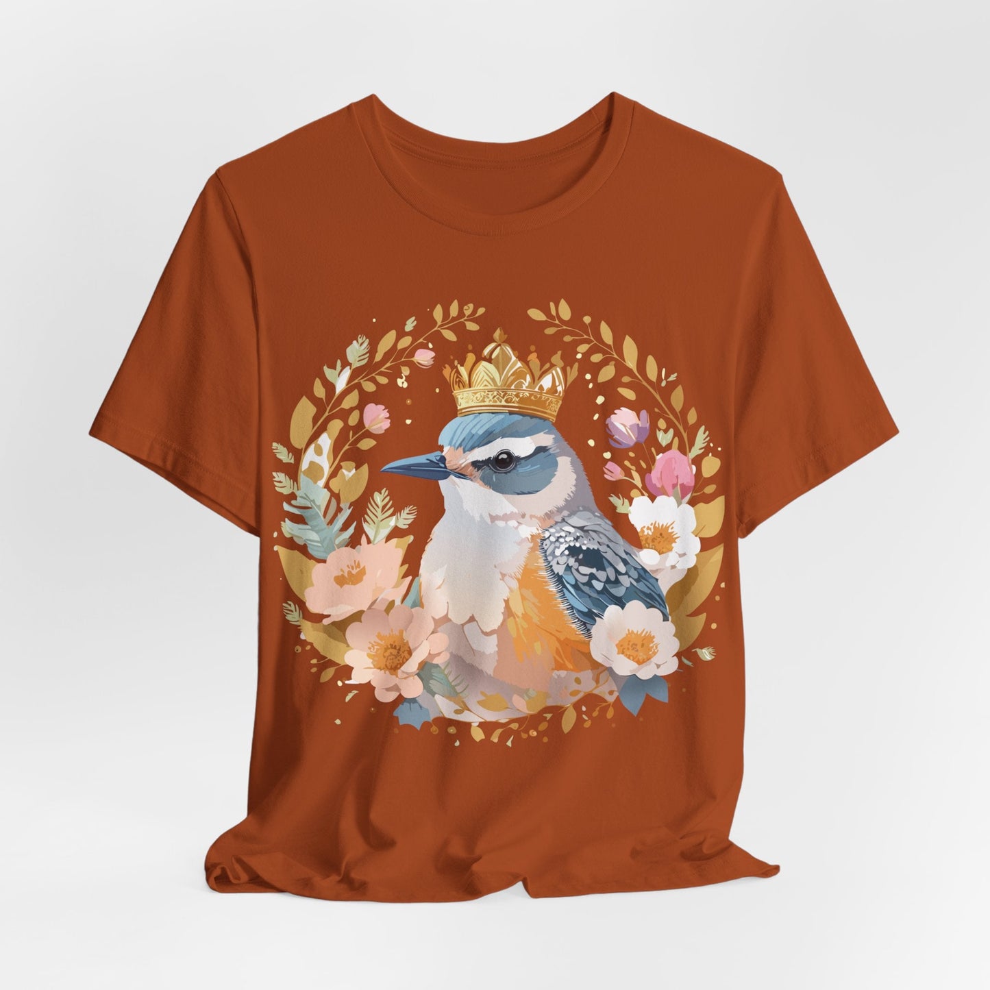 Adelpha Medallion Graphic Tee Unisex Short Sleeve Vintage Inspired Art Design Apparel