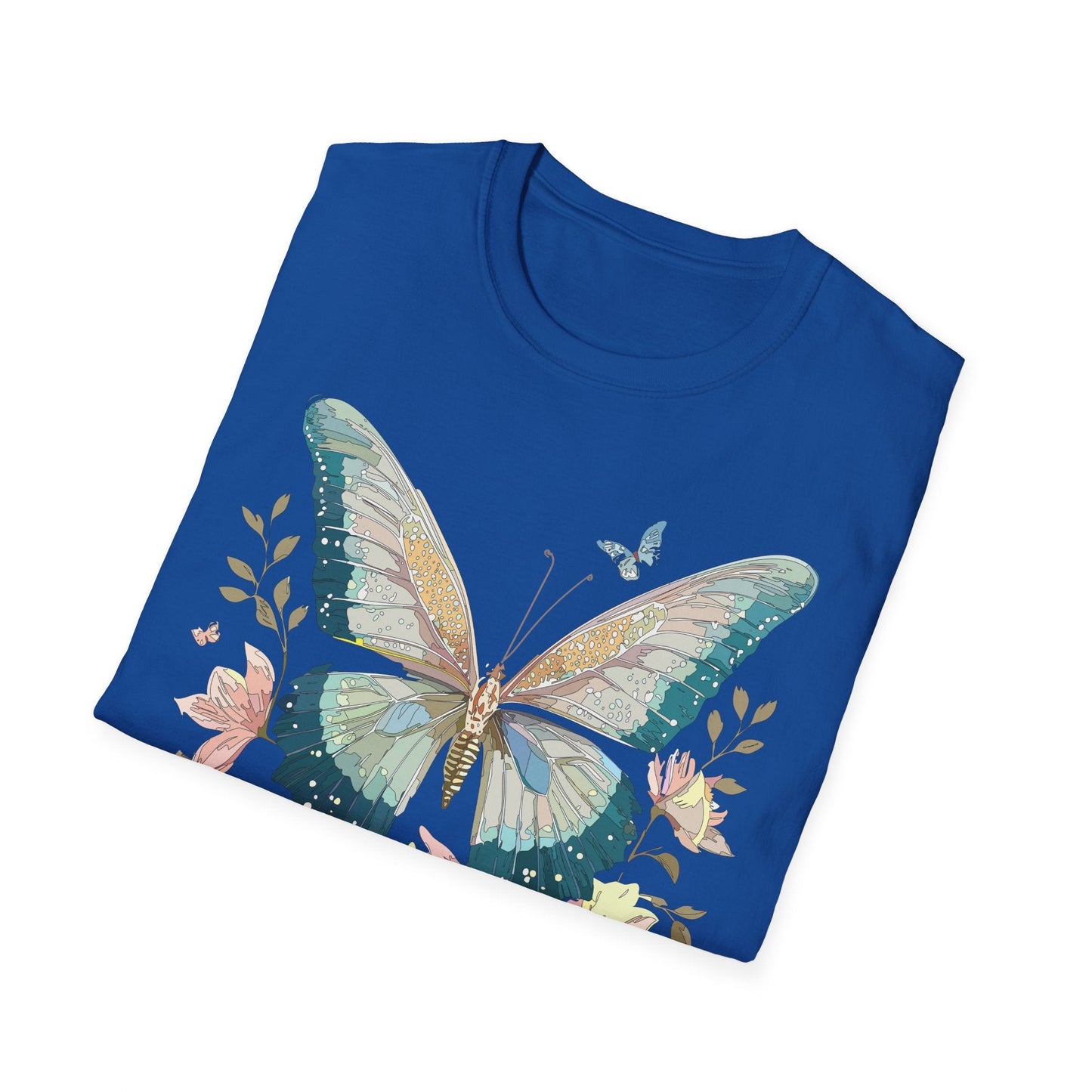 Butterfly T Shirt Unisex Softstyle Short Sleeve Gildan 64000 Monarch Inspired Shirt