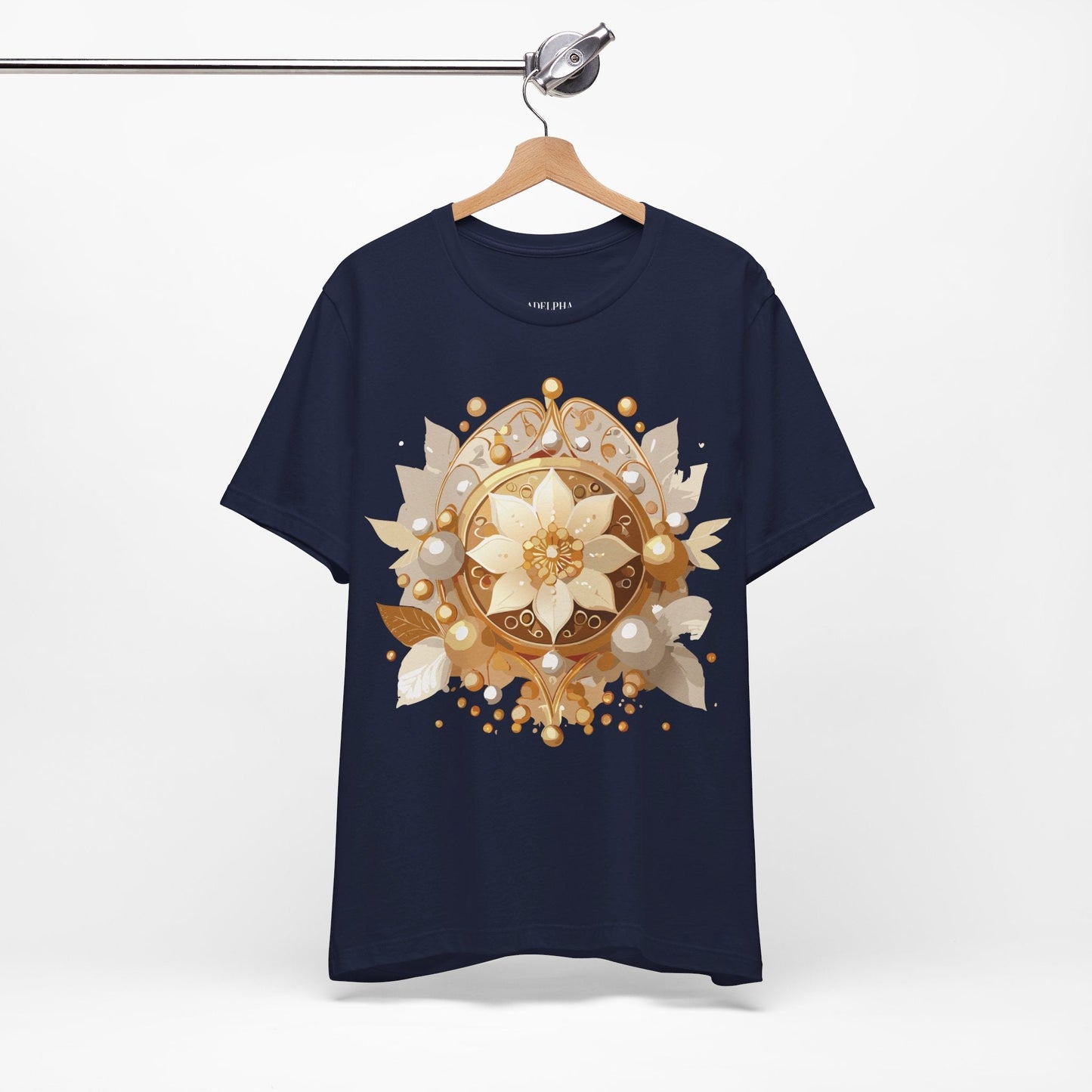 Jewelry Graphic Unisex 100 Cotton Vintage Treasure Art T-Shirt 47