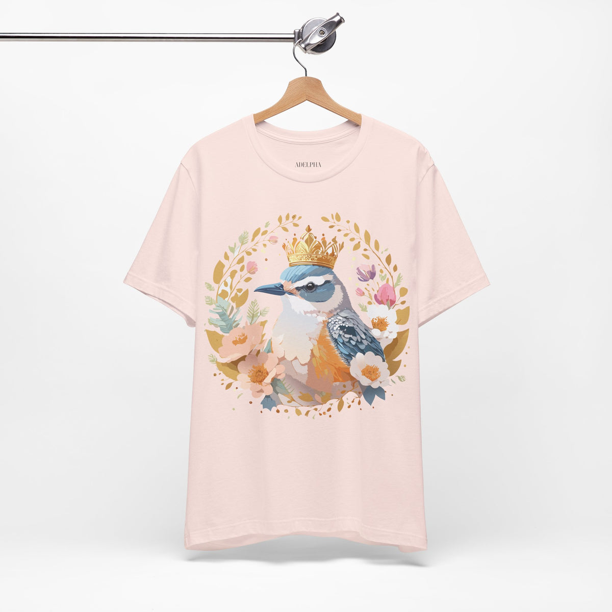 Medallion Graphic Unisex Cotton Bella+Canvas Tee with Art Design d54