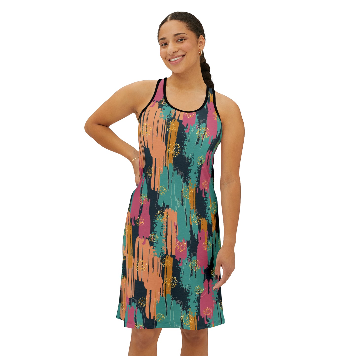 Summer Dress with Abstract prints