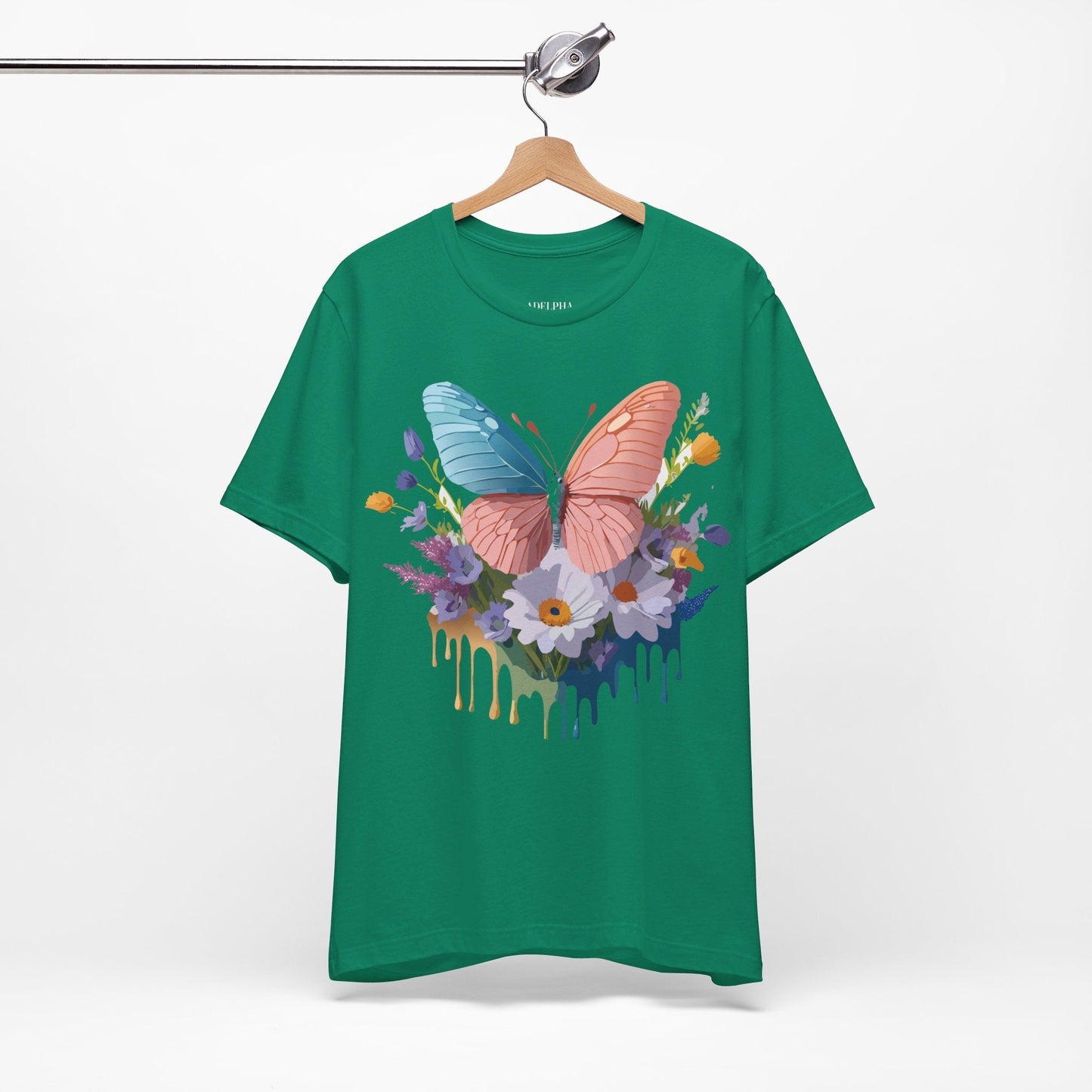 Butterfly Graphic Tee Unisex Adelpha Art Vintage Inspired Short Sleeve Shirt