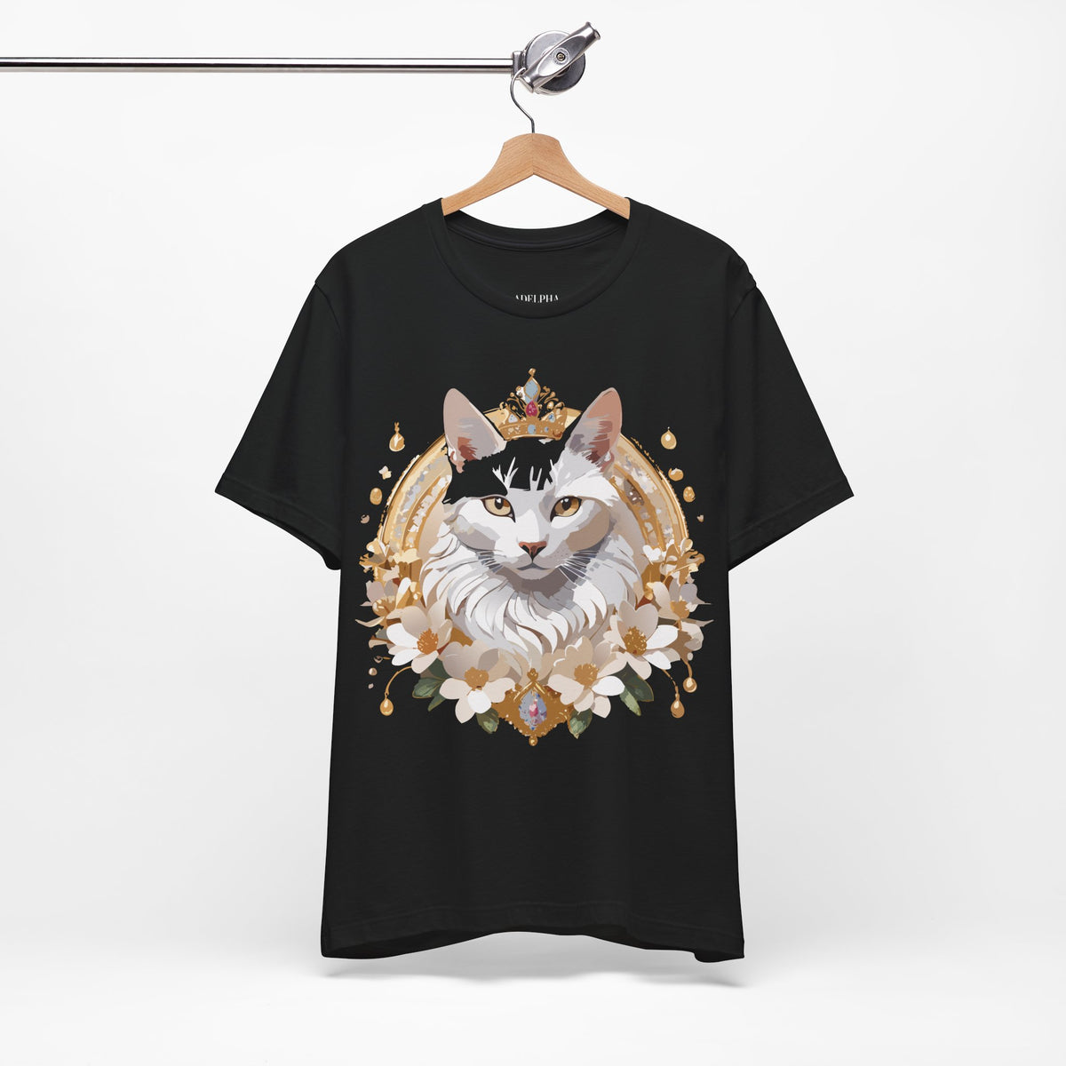 Medallion Graphic Unisex Cotton Bella+Canvas Tee with Art Design d68