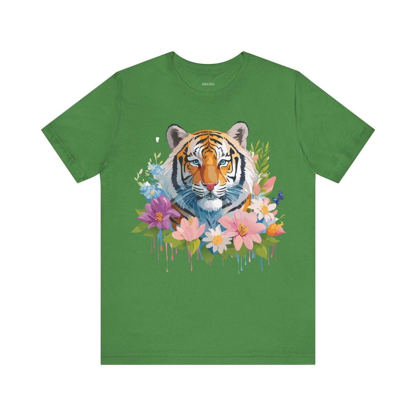 Tiger Graphic Tee Unisex Vintage Inspired Shirt By Adelpha Premium Short Sleeve Edition