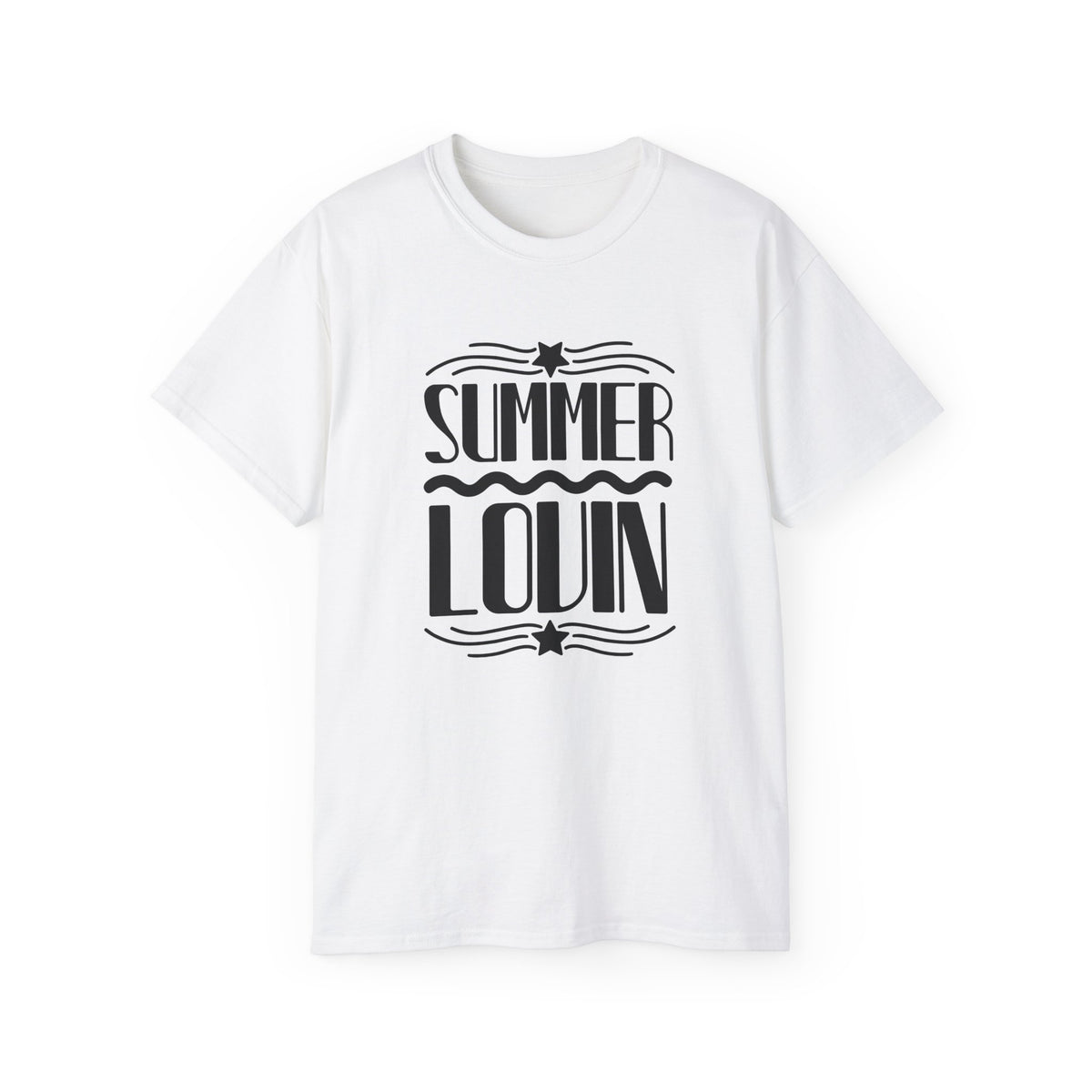 Summer Lovin Tee | Retro Wave Typography, Beach Vibes