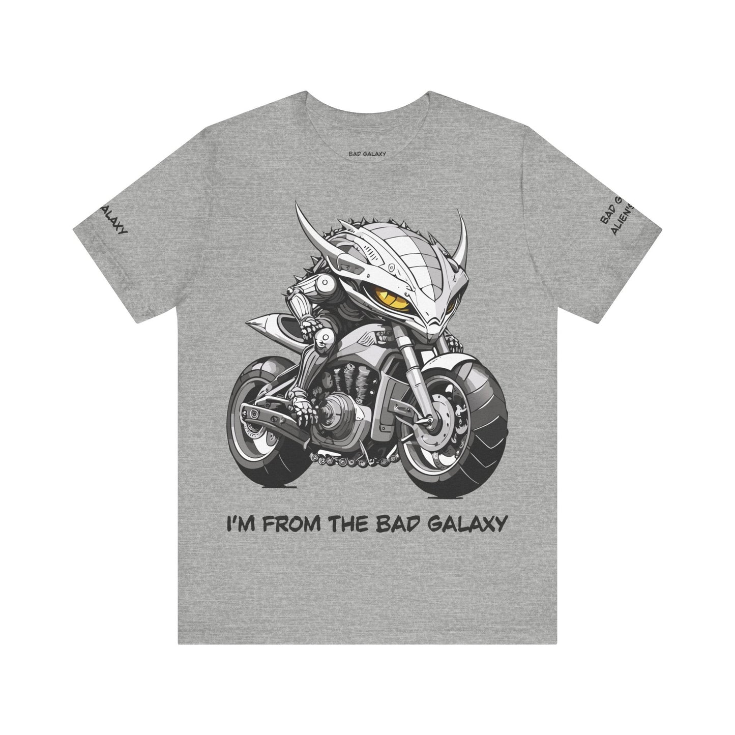 Alien Tee Shirt By Bad Galaxy 100 Cotton Eco Friendly Inks Designed In USA Made To Order