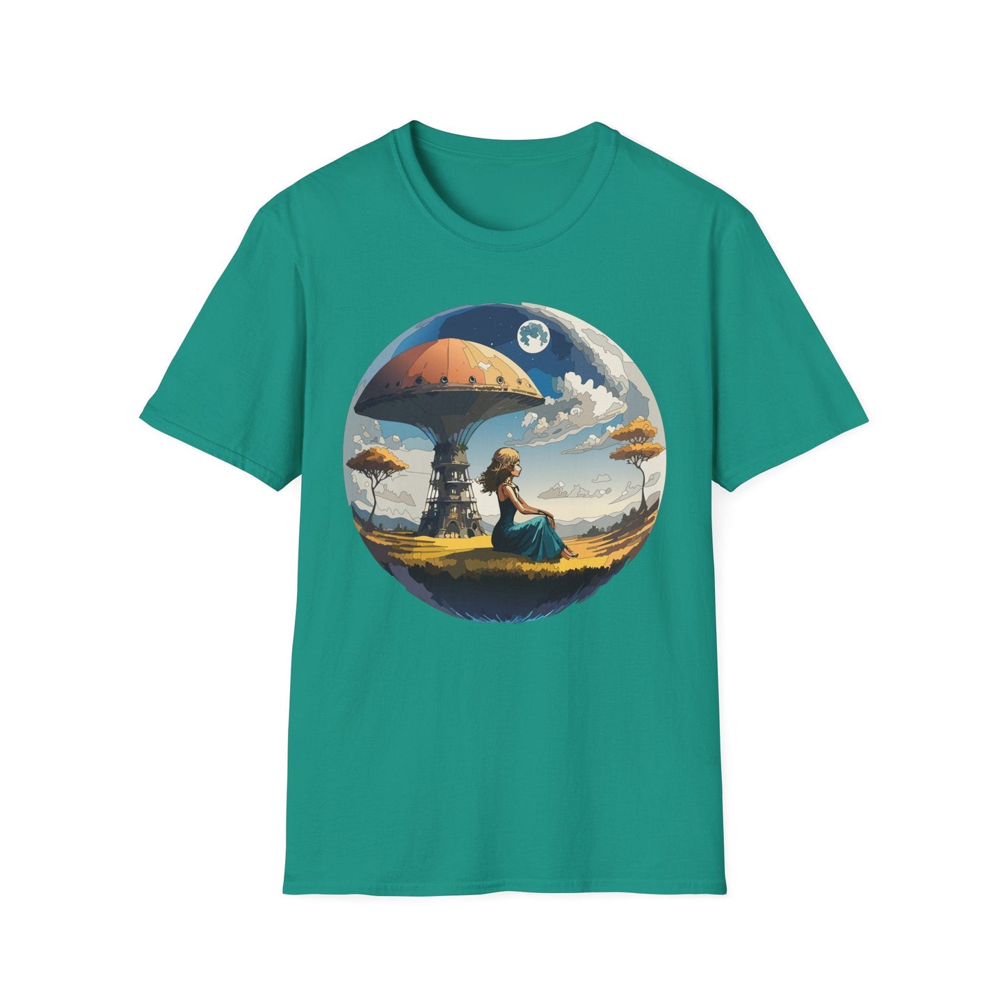 Womens Graphic T Shirts Art Design Shirt Softstyle Short Sleeve Cotton Tee Premium Quality