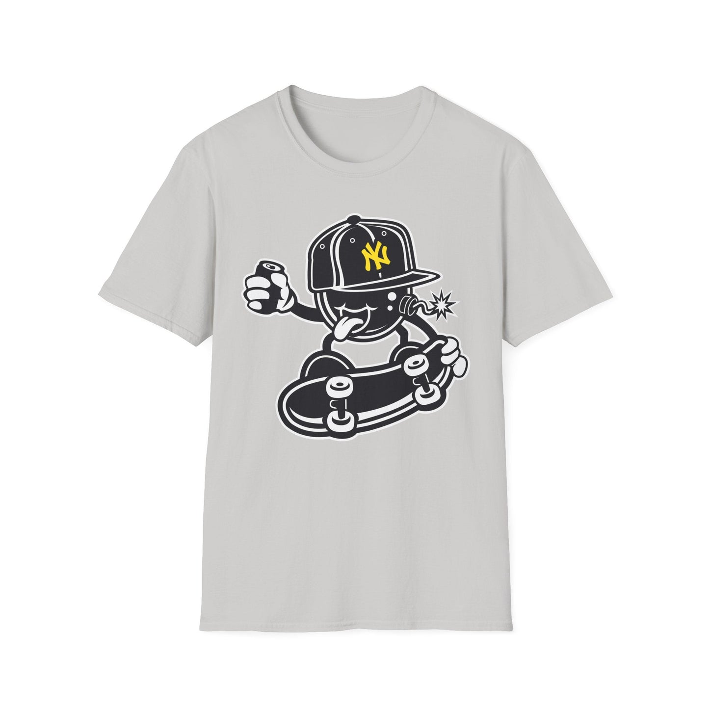 Cartoon T Shirt Animation Tee Funny Unisex Gildan Softstyle 64000 Cotton Breathable Lightweight Tee