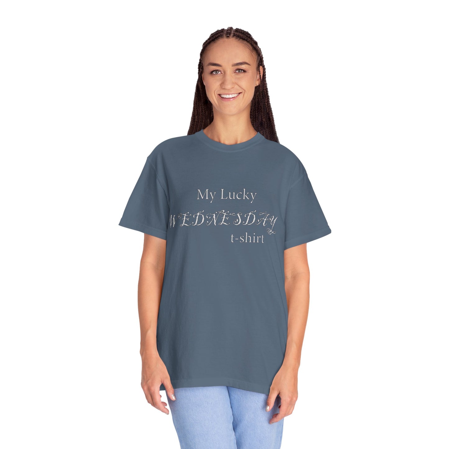 Unisex T-shirt with weekdays design