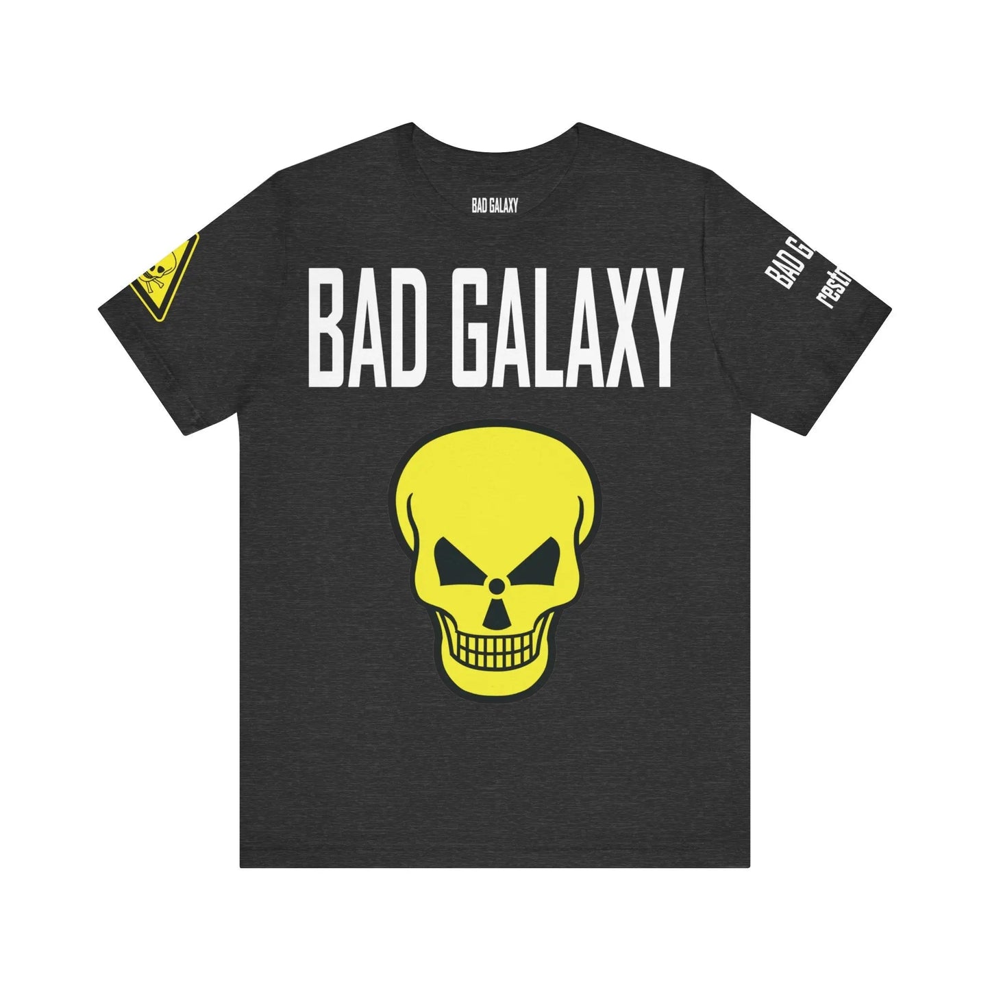 Bad Galaxy Skull T Shirt Made To Order 100 Percent Cotton Eco Friendly Inks USA Designed