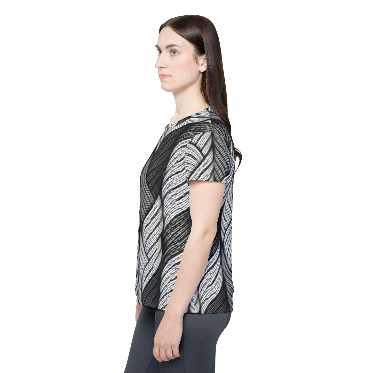 抽像印花襯衫，帶有抽象圖案的襯衫