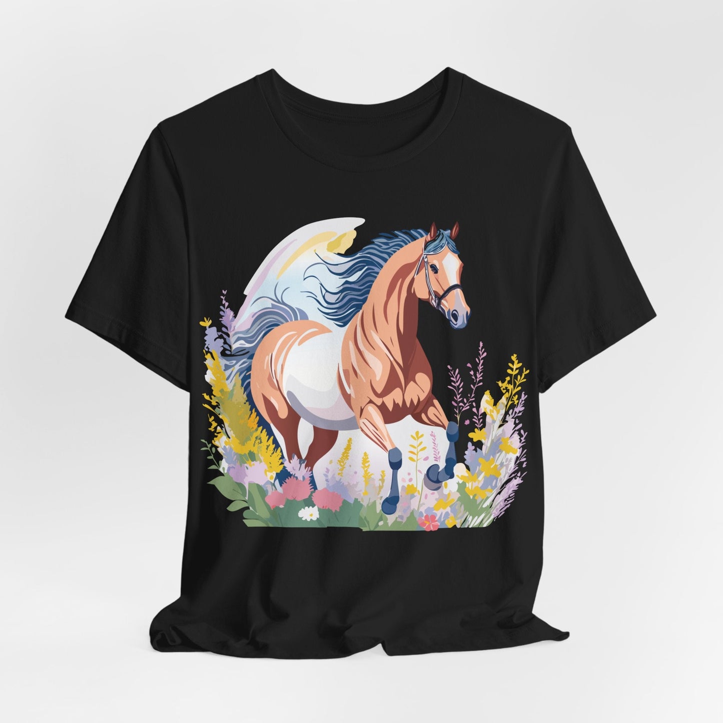 Horse Graphic Unisex 100 Cotton Vintage Animal Art T-Shirt 4