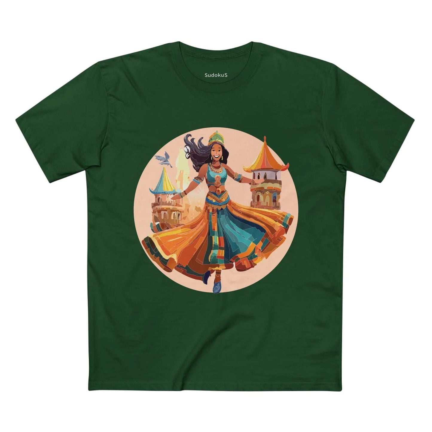 Dancer Graphic Unisex 100 Cotton Staple Tee 5