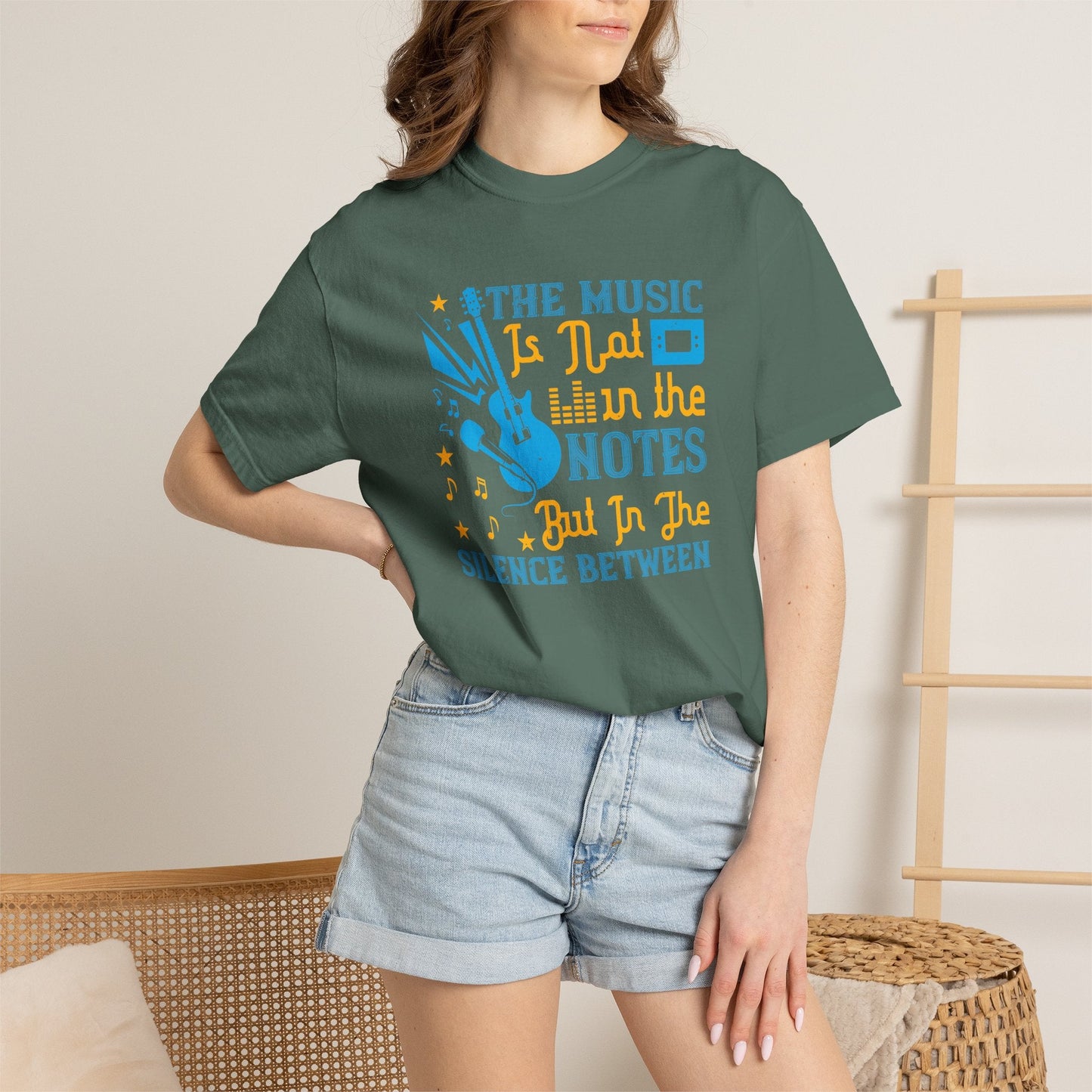 Music Graphic Design Unisex Cotton T-shirt  m44