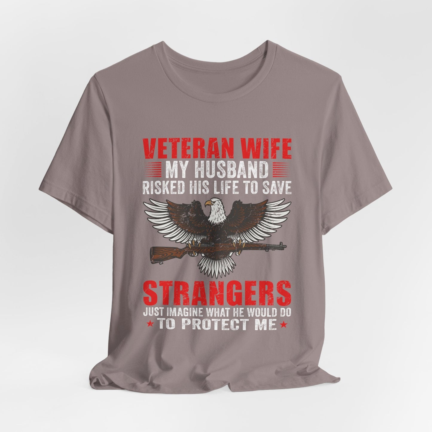 Army Veteran Patriotic Graphic Design Unisex Cotton T-Shirt v40