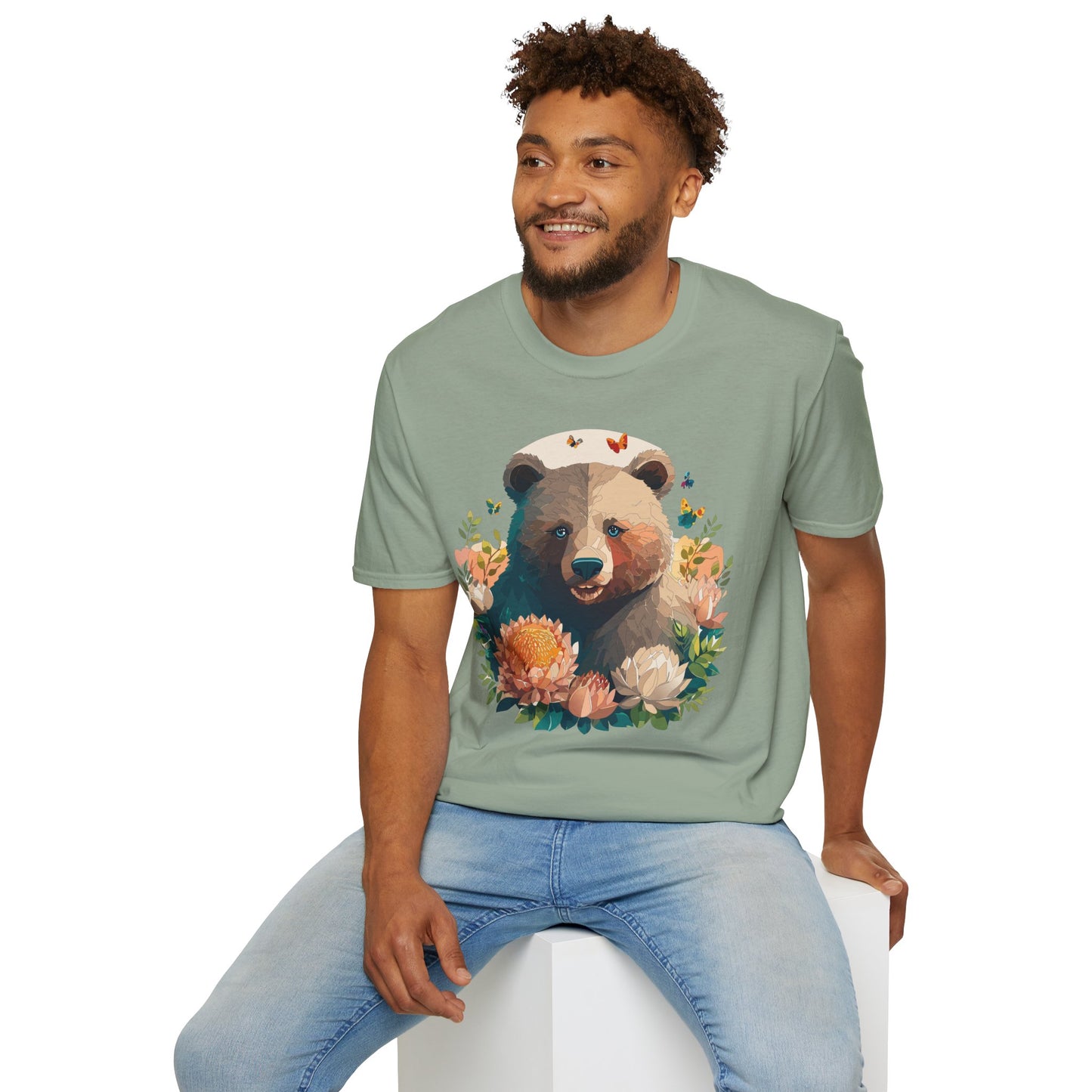 Bear T-Shirt, Teddy Bear T Shirt, Shirt with Bear, Shirt with Animal - 2