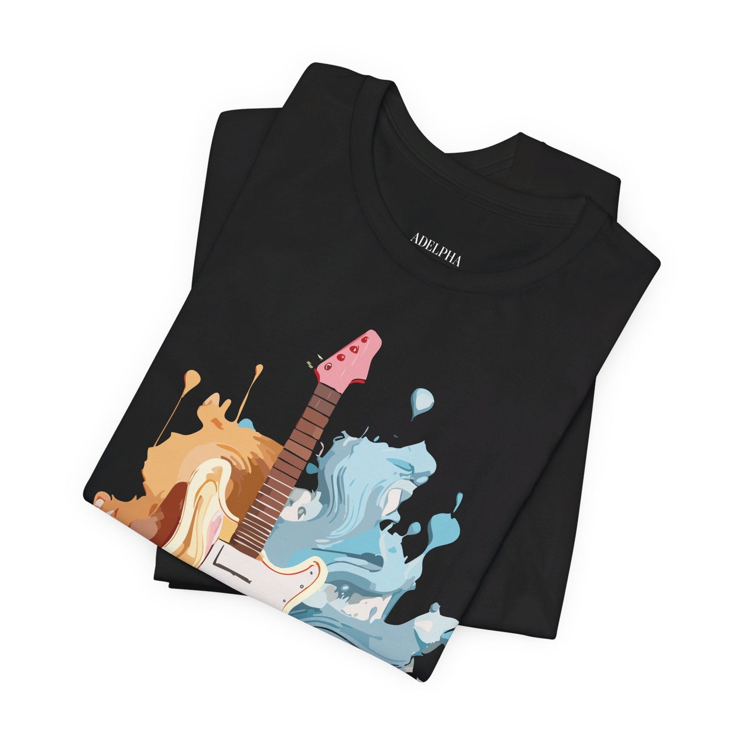 Music T Shirt Graphic Tee Unisex Short Sleeve Vintage Inspired Artwork Adelpha Collection