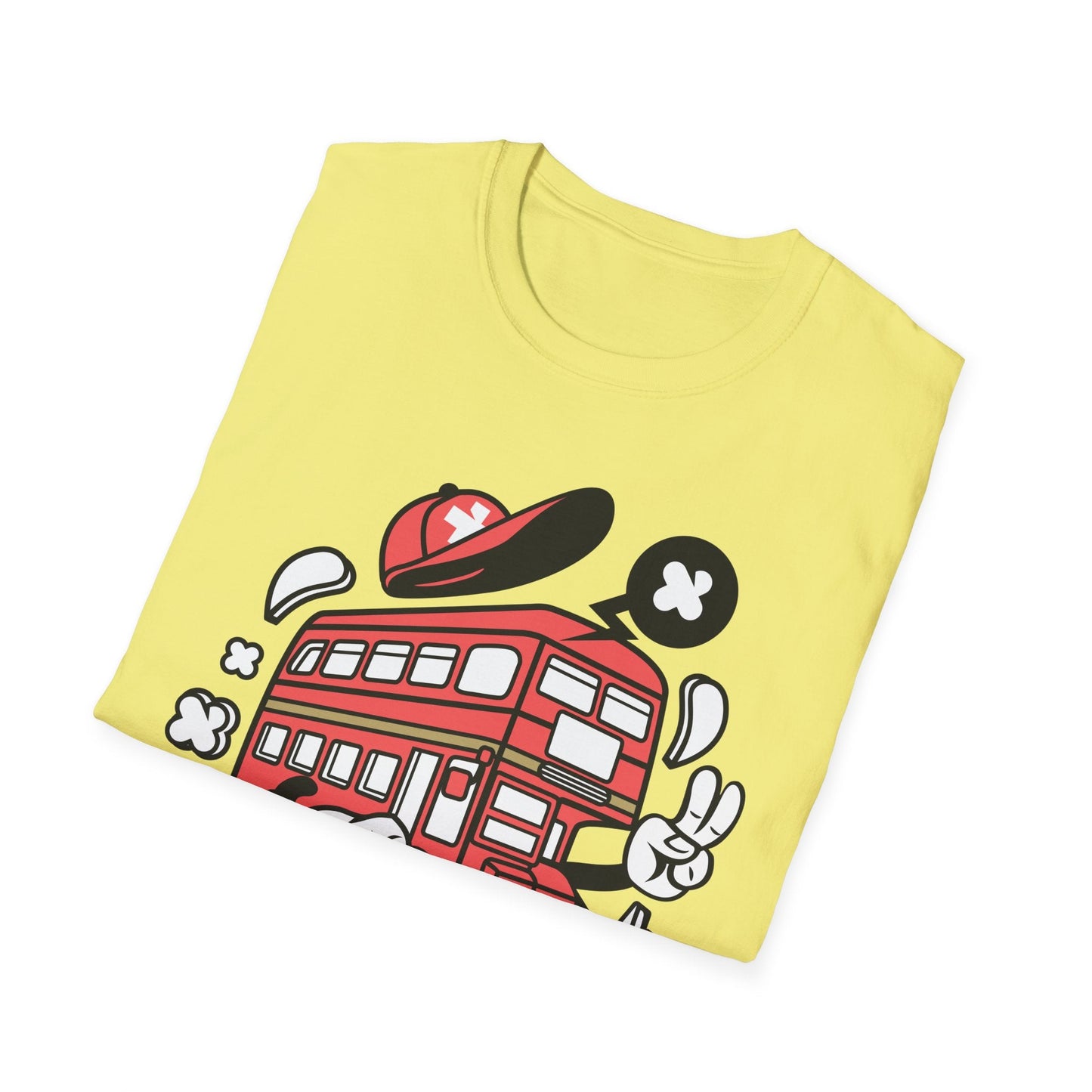 Cartoon Animation T Shirt Funny Tee Unisex Gildan Softstyle 64000 100 Percent Ring Spun Cotton