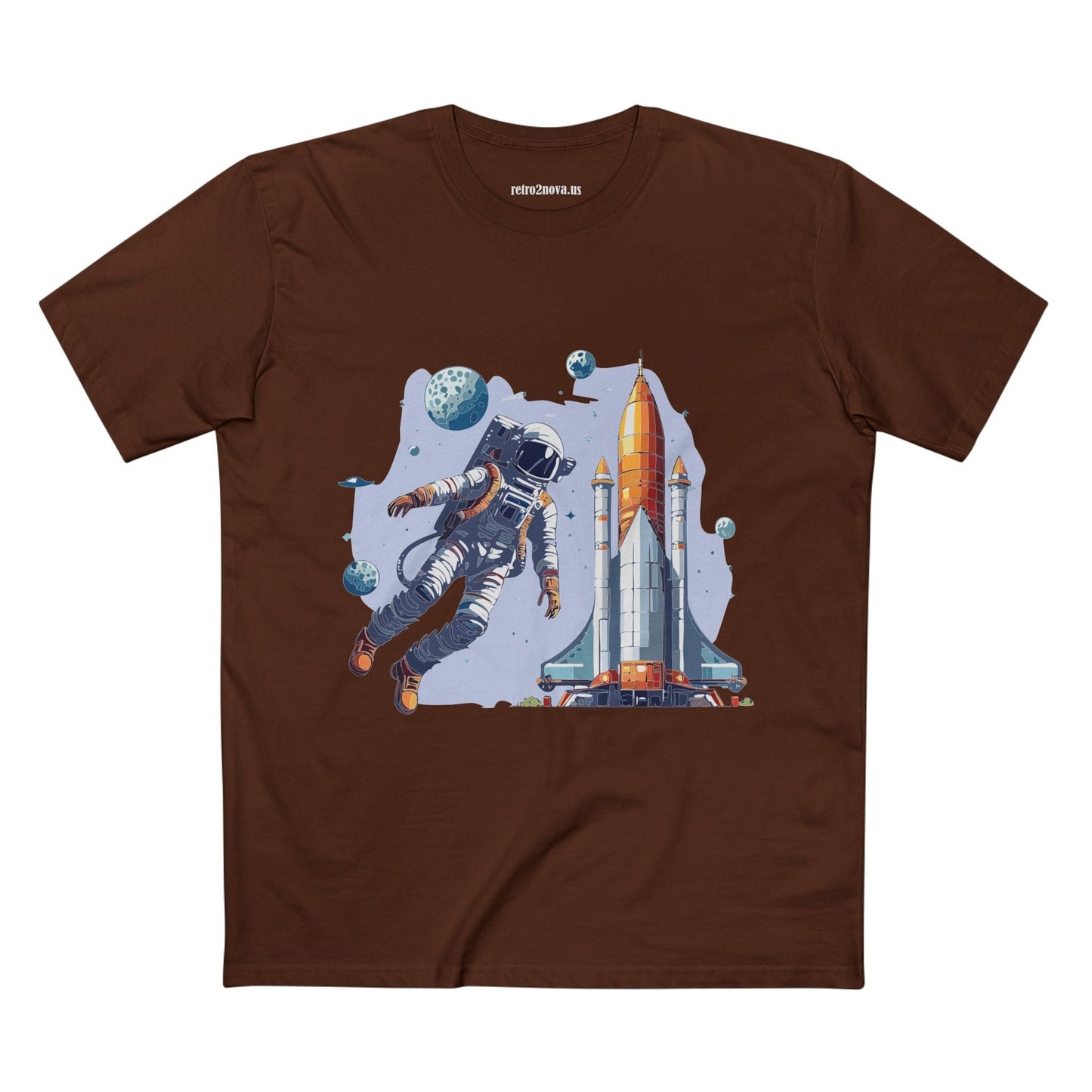 Cosmos Astronaut Shirt Unisex Premium Cotton Art Tee CS 15 Retro2Nova Exclusive Collection