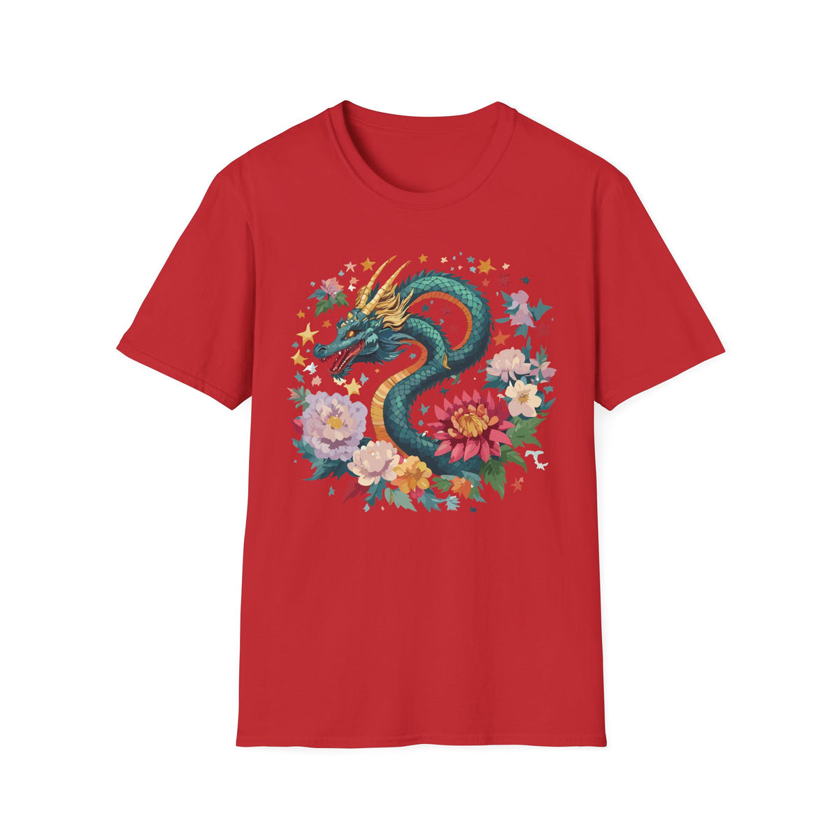 Dragon Graphic Tee Gildan Unisex 100 Cotton Tee Shirt with Animal a39