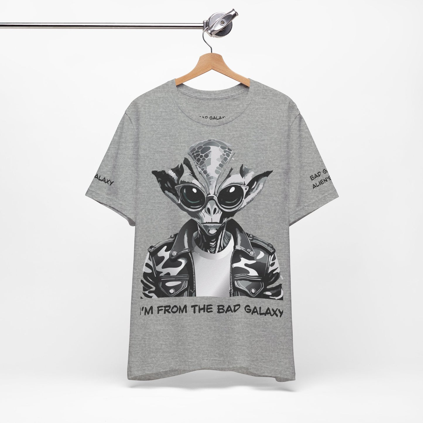 Alien Tee Shirt From Bad Galaxy Made To Order 100 Percent Cotton Eco Friendly Inks