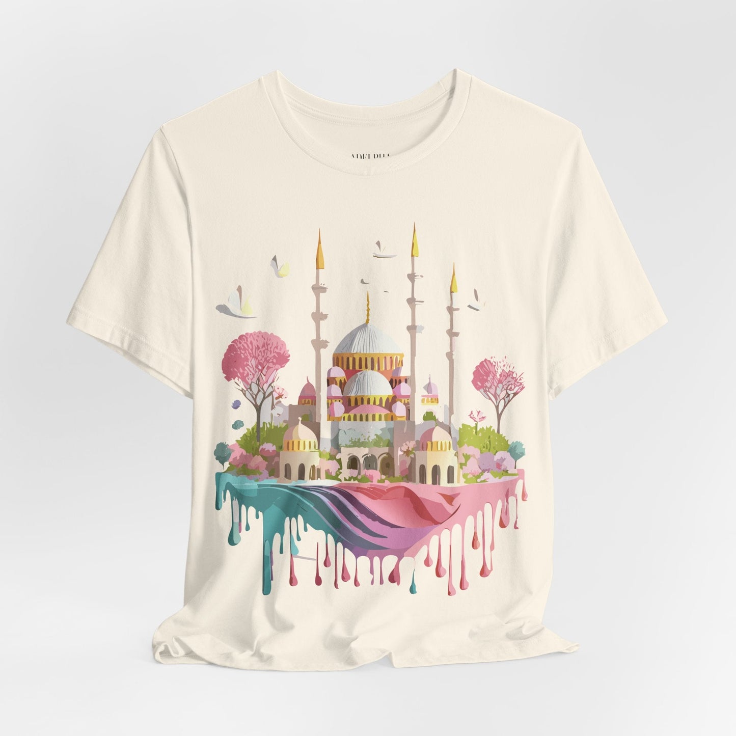 Istanbul Tourist Shirt Graphic Tee Unisex Jersey Short Sleeve Vintage Inspired Art Adelpha