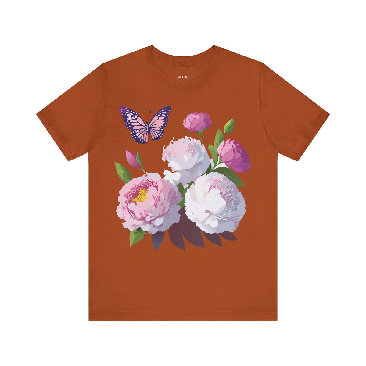 Floral Graphic Tee Shirt - Bella+Canvas Unisex 100 Cotton 40
