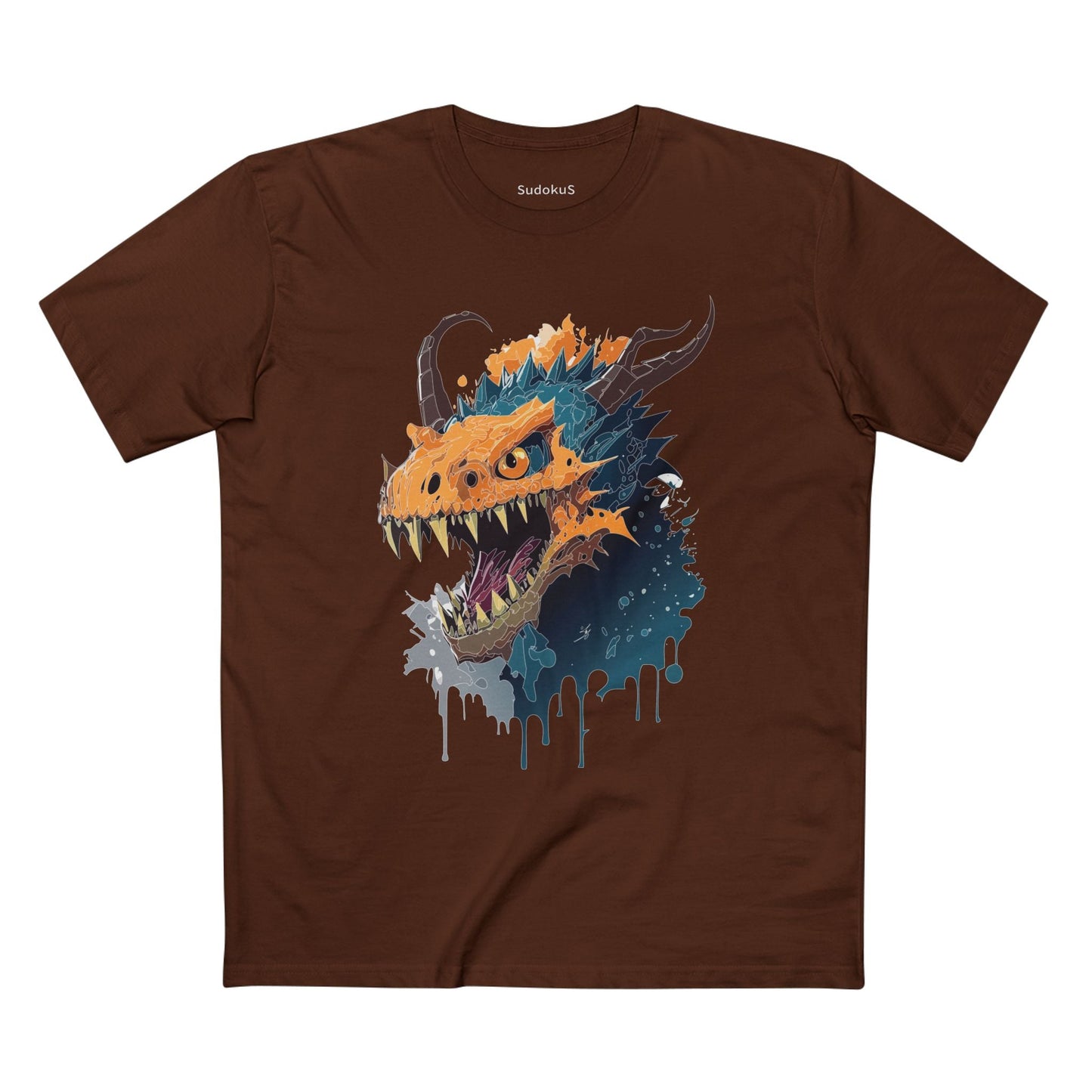 Cartoon Monsters Graphic Unisex 100 Cotton Staple Tee 31