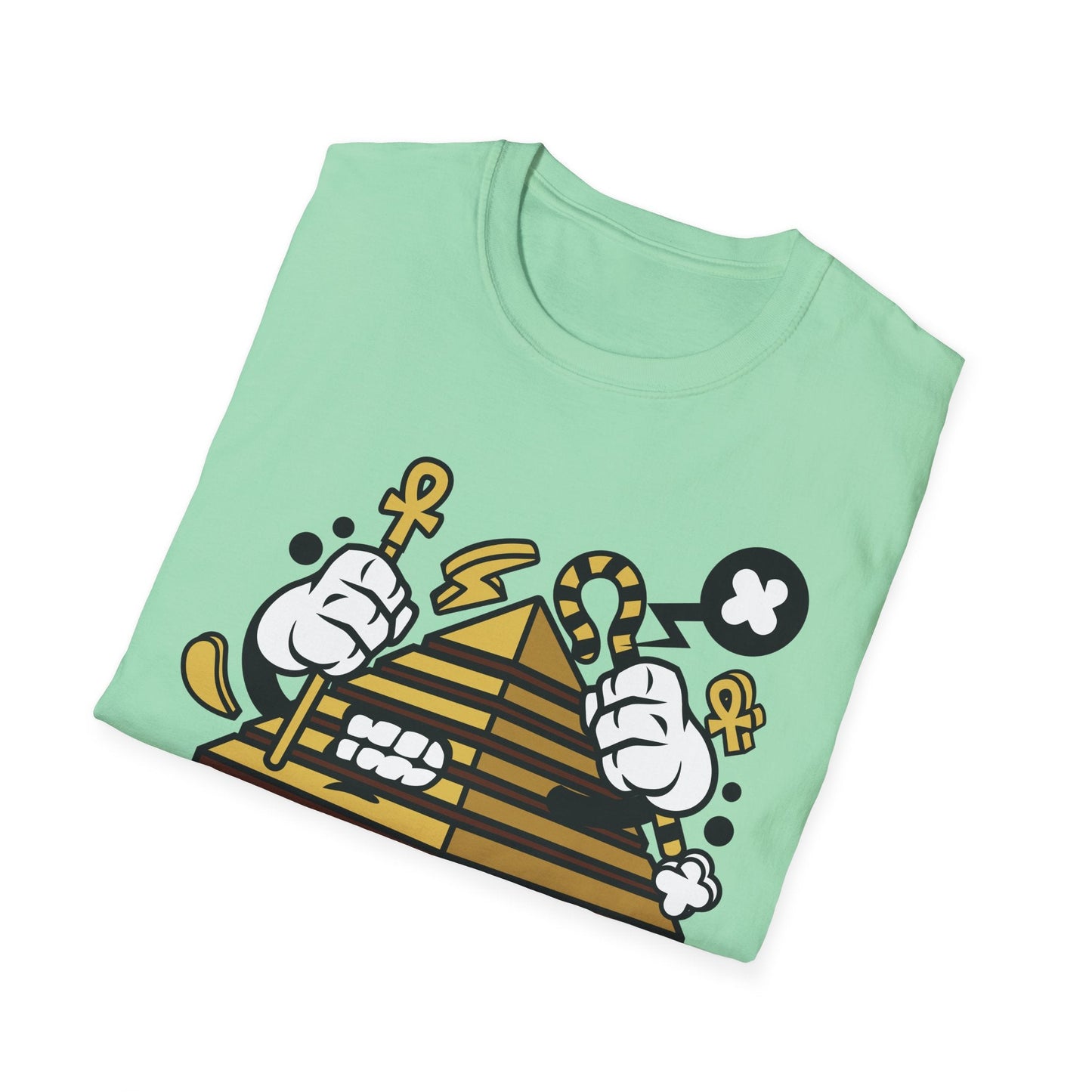 Cartoon T Shirt Animation T Shirt Funny Tee Shirt Short Sleeve Unisex Gildan Softstyle 64000 Cotton