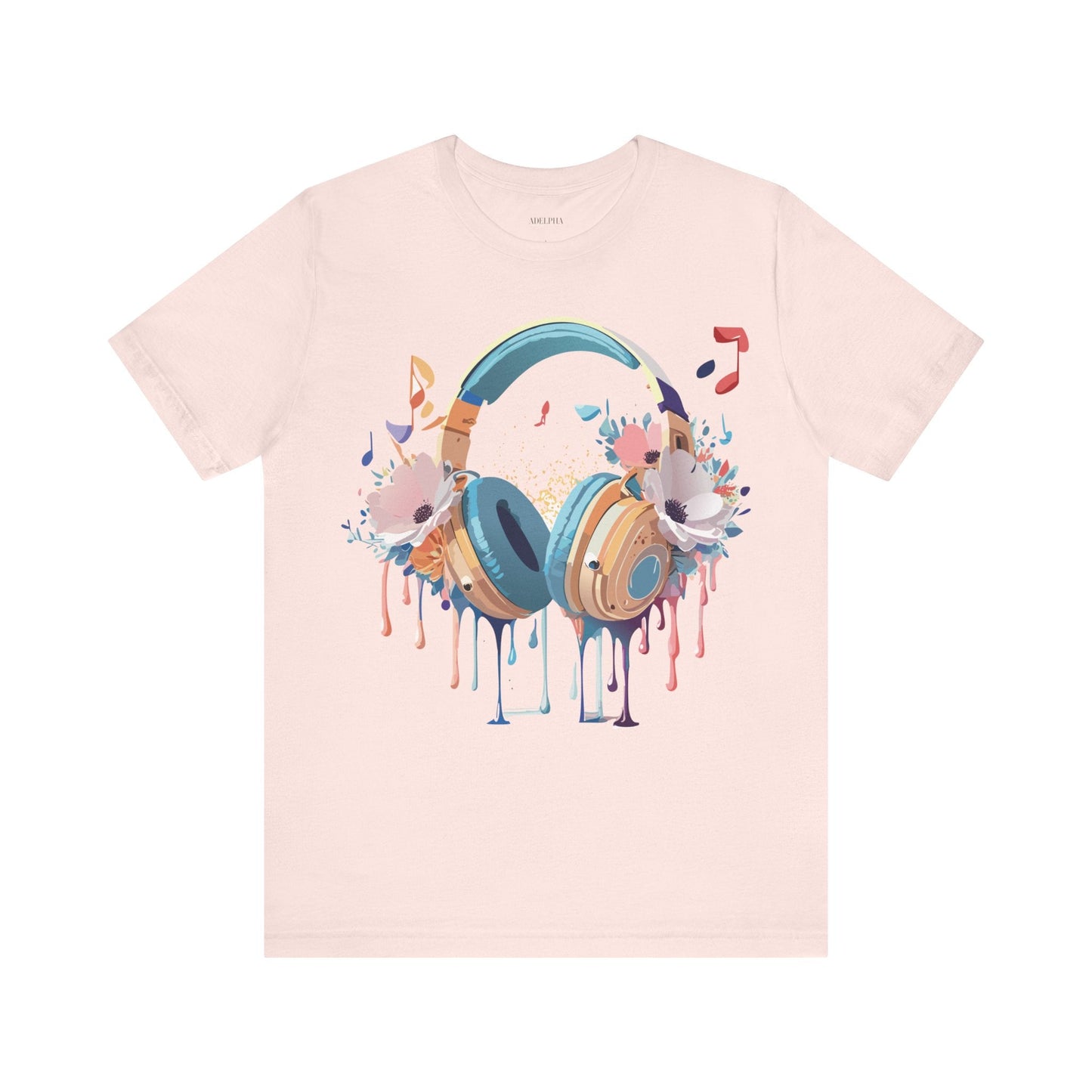 Adelpha Graphic Unisex Music T Shirt With Vintage Inspired Artwork Short Sleeve Tee
