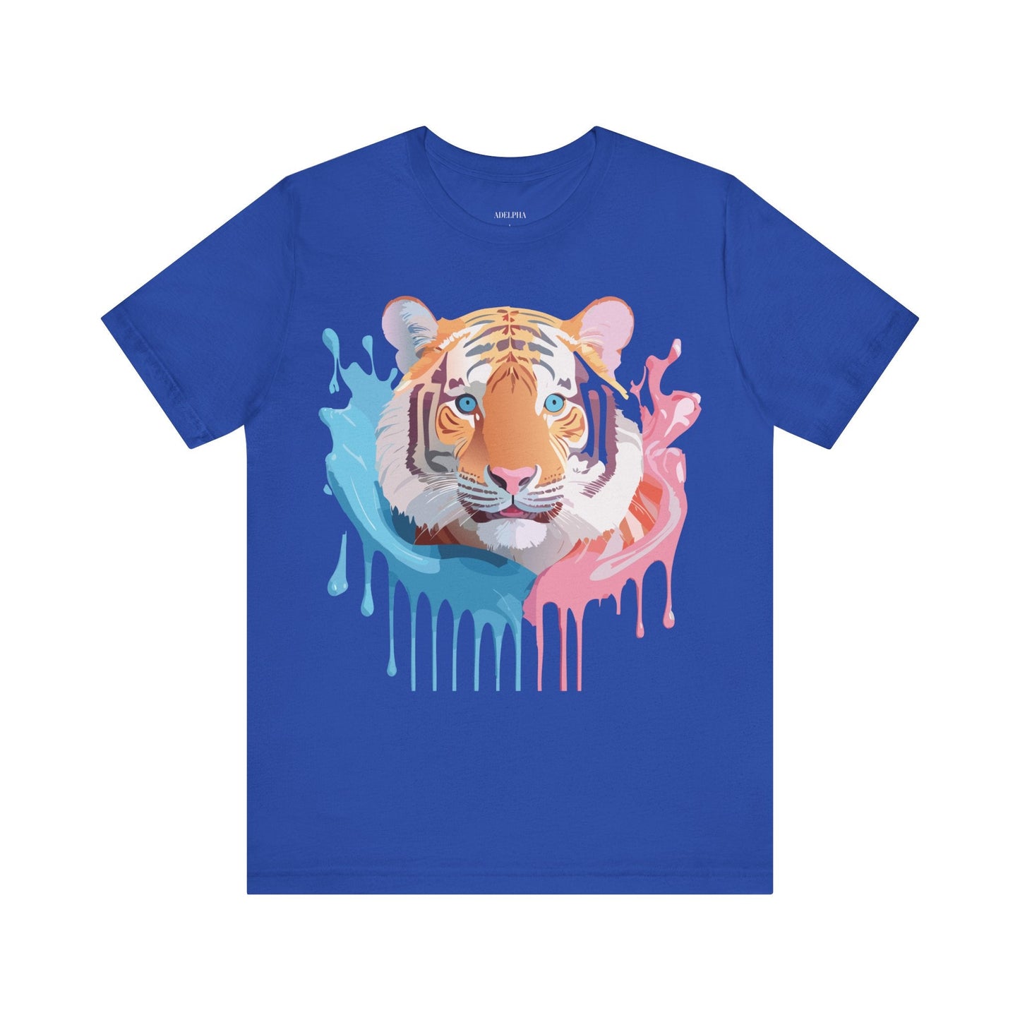 Tiger Graphic Unisex 100 Cotton Vintage Art with Animal Tee 19