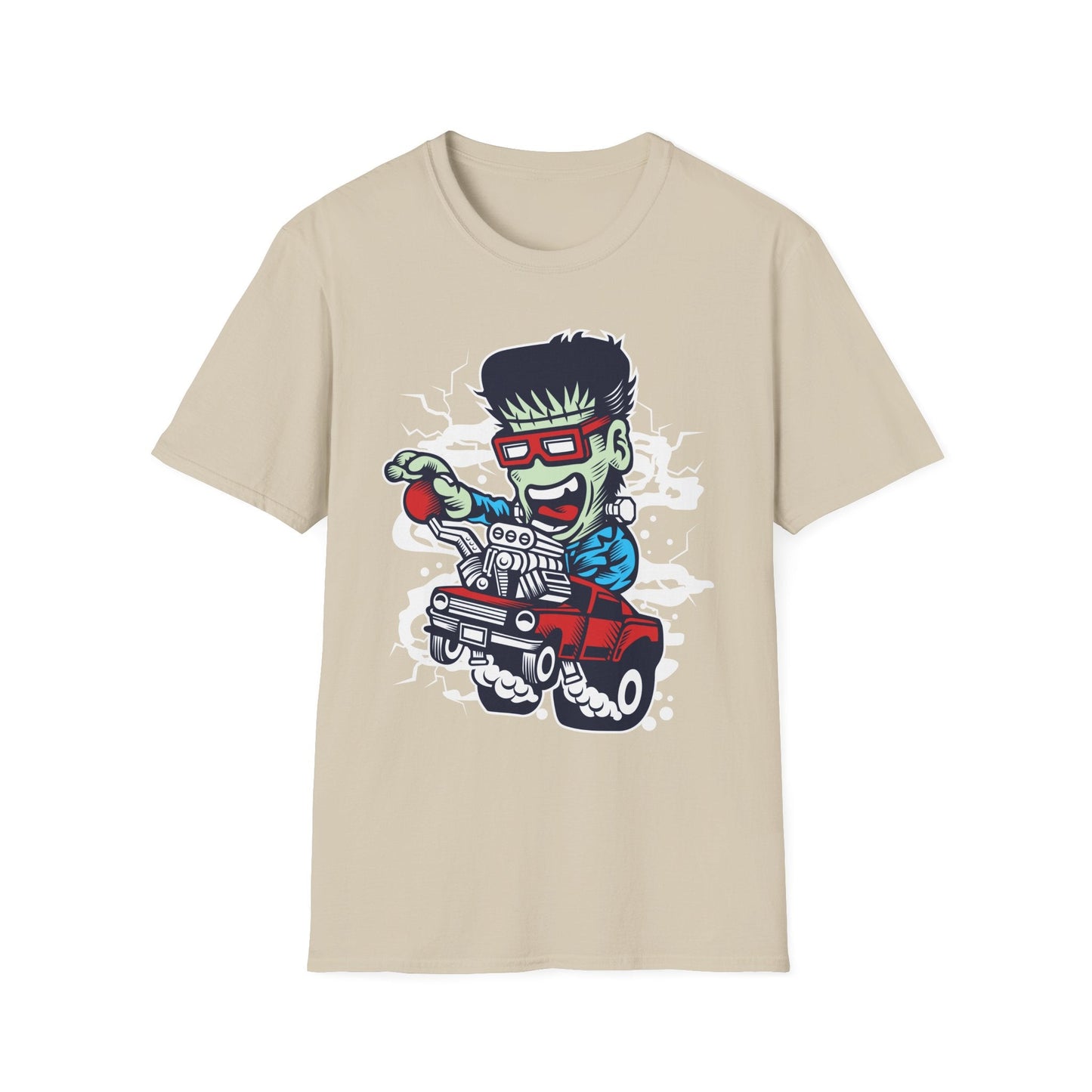 Cartoon T Shirt Animation Tee Funny Unisex Softstyle Gildan 64000 100 Percent Cotton
