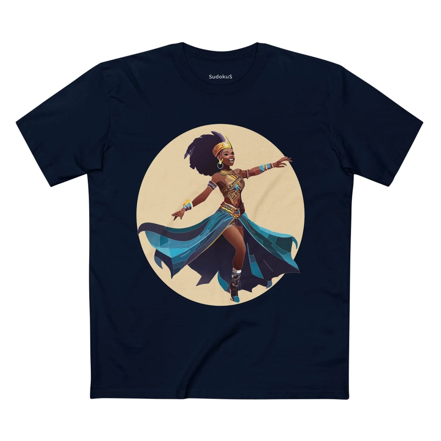 Dancer Graphic Unisex 100 Cotton Staple Tee 10