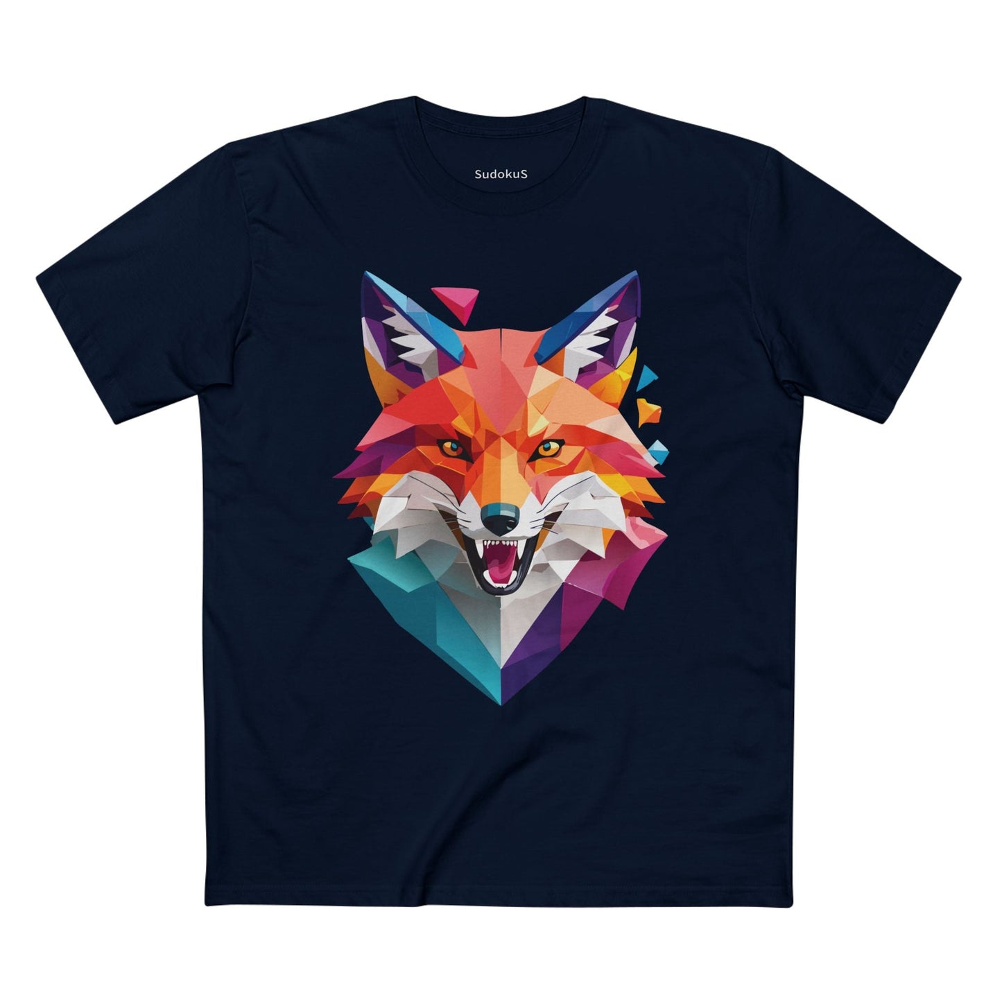 Fox Graphic Unisex 100 Cotton Staple Tee with Animal Design Artwork 22